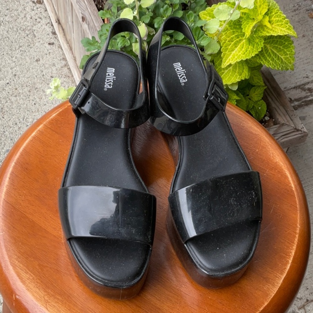 Melissa Women's Glossy Black Sandals